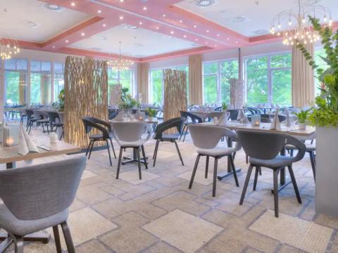 Halbpension-Restaurant im Haupthaus