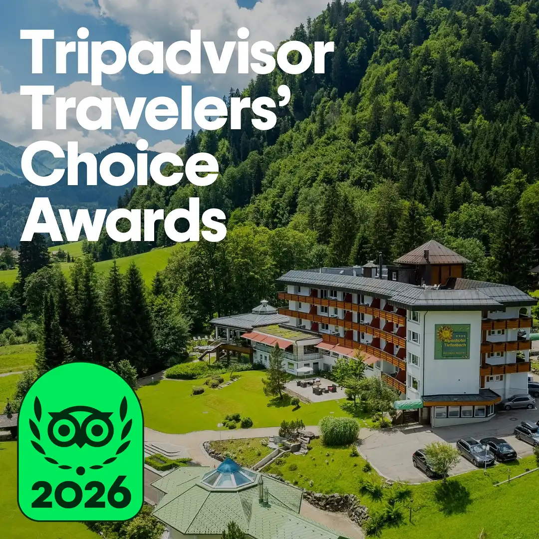 Das Alpenhotel Oberstdorf: Gewinner des Trip&shy;advisor Travellers' Choice Award 2026!